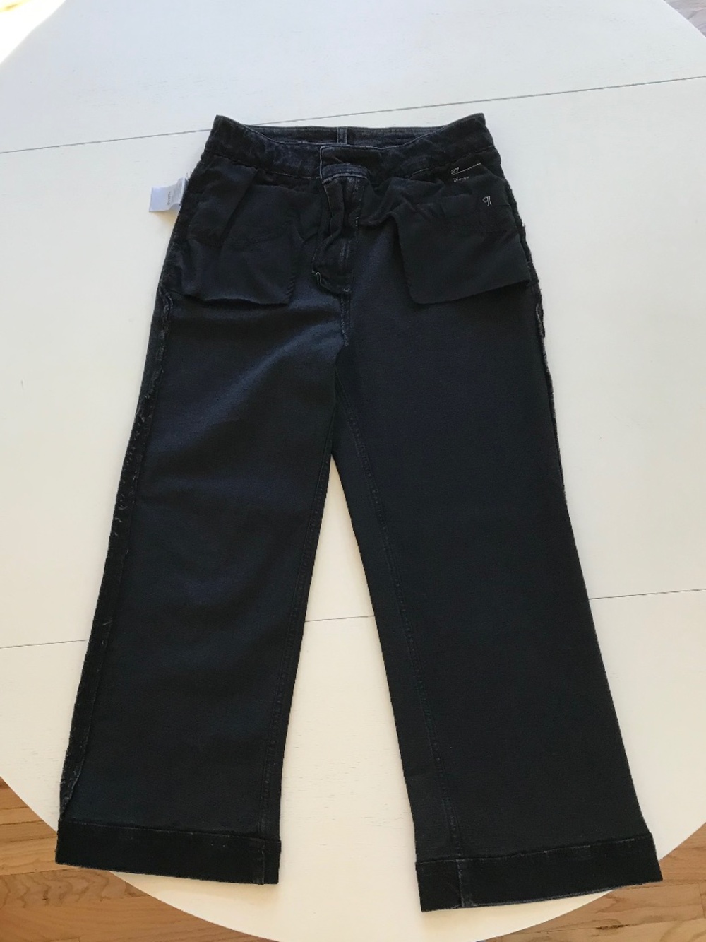 ANTHROPOLOGIE PILCRO THE SKIPPER HIGH-RISE CROP WIDE-LEG JEANS - Picture 6 of 13
